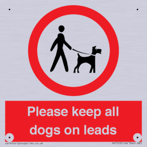 Please keep all dogs on leads